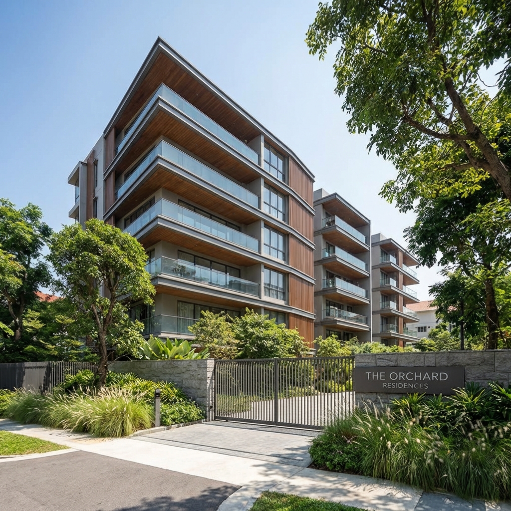 Modern apartment complex